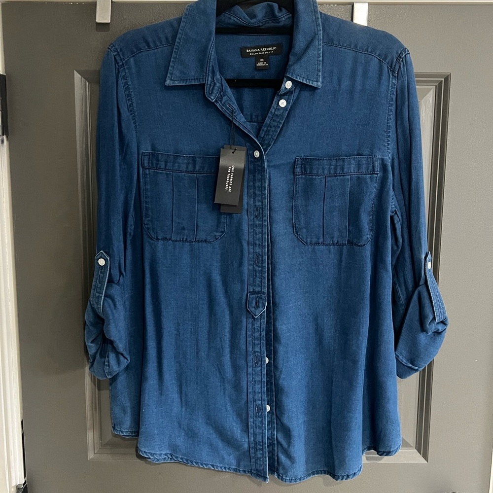 Banana republic Jean shirt